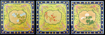 Reproduction of using painted colors,ceilings of Shiroshoin